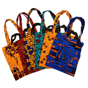 african print ankara tote bags