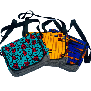 african print ankara messenger bags
