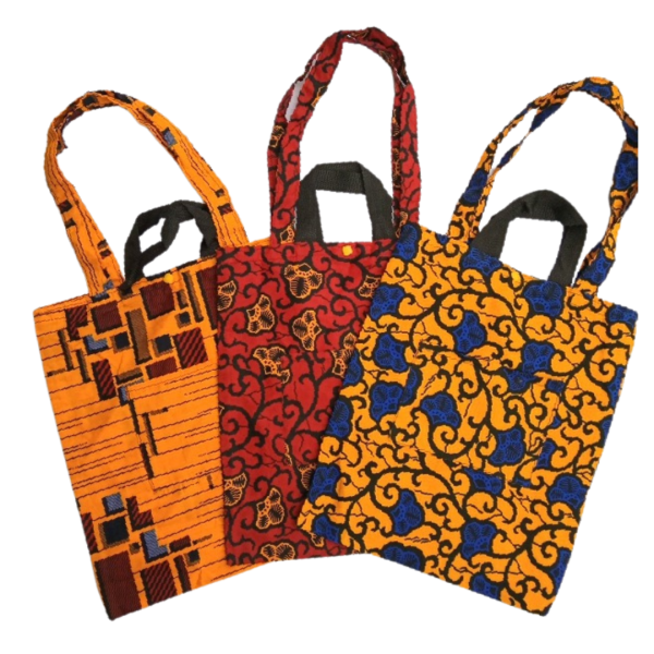 Eco-friendly African Print Ankara Tote Bag - Image 2