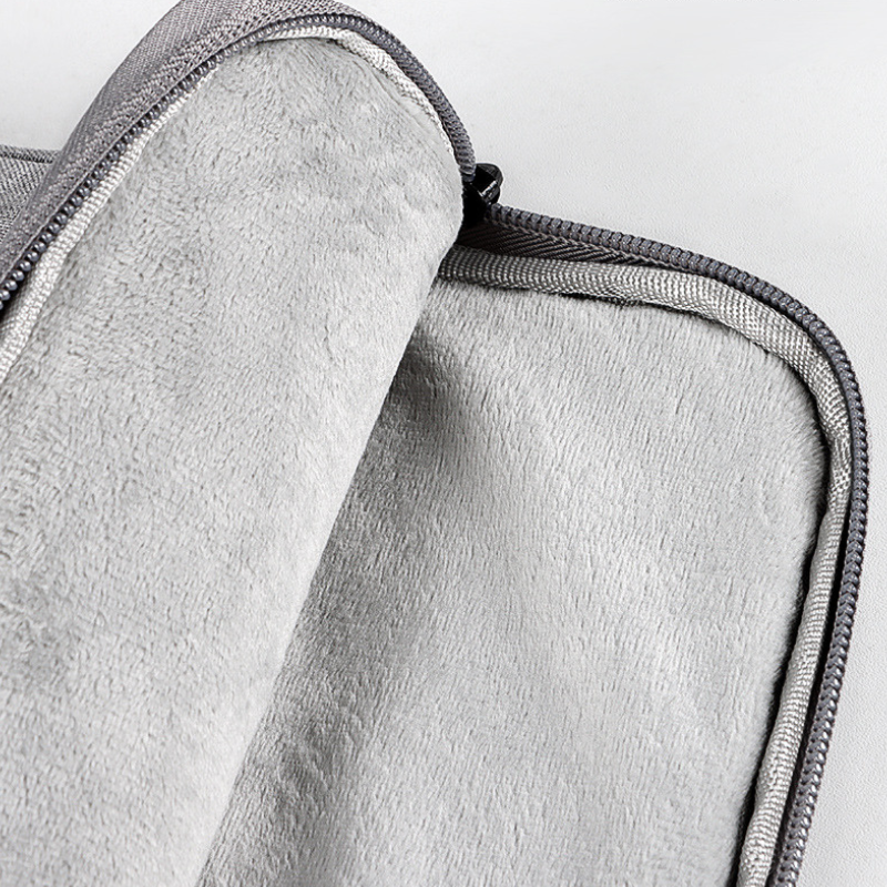 plush interior laptop sleeve