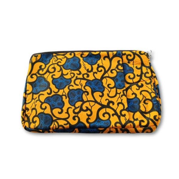 african print ankara bag laptop sleeve tellow
