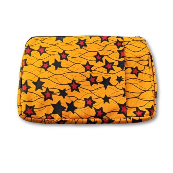 african print ankara bag laptop sleeve yellow