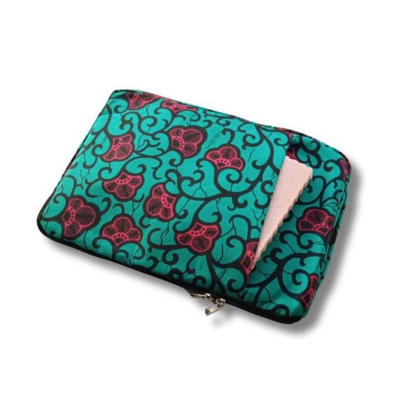 African Print Fabric Ankara Laptop Sleeve (15 Inch) - Image 8