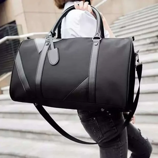 Leather Duffel Bag | Travel Bag | Gym Bag - Image 5