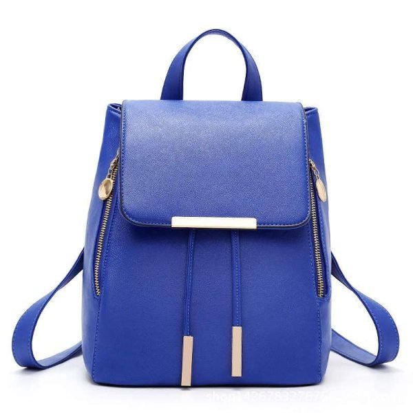 Girls Leather Smart Drawstring Backpack || Ladies Schoolbag - Image 5