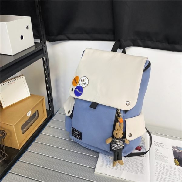 blue cool large capacity backpack