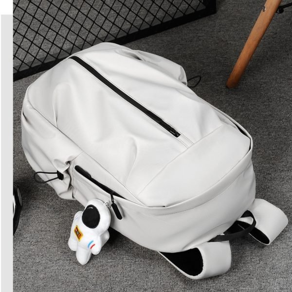 White Leather astronaut backpack