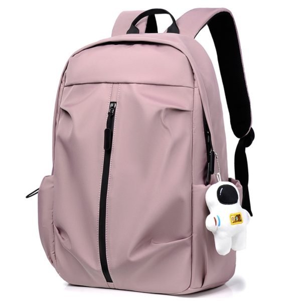 pink Leather astronaut backpack