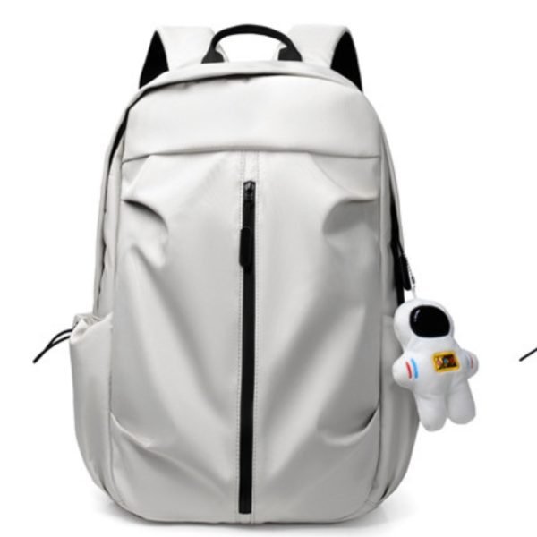 White Leather astronaut backpack