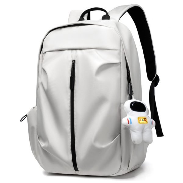 White Leather astronaut backpack