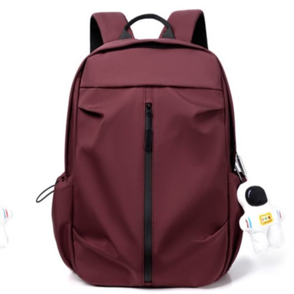 red Leather astronaut backpack