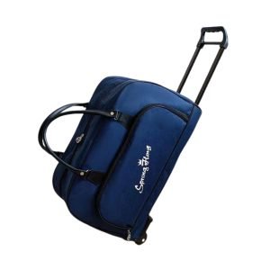blue trolley duffel bag