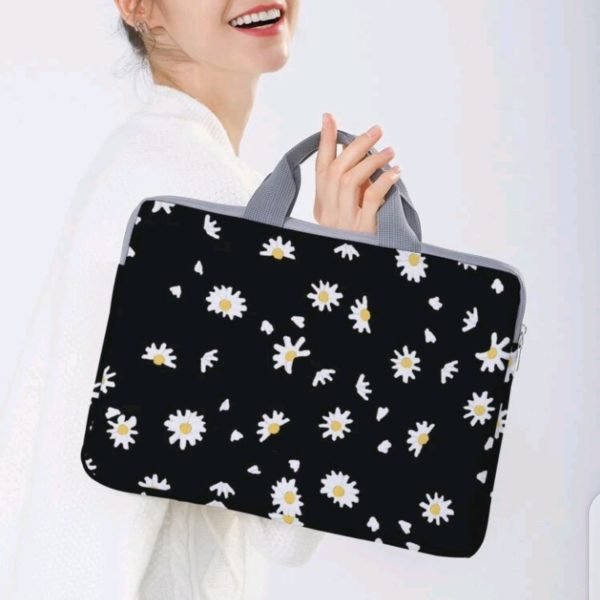 Floral Pattern Laptop Pouch - 14 Inches - Image 4