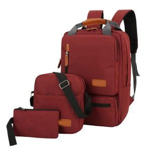 red 3in1 computer backpack