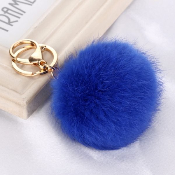 Pom pom key rings | Bag Backpack Ornament - Image 14