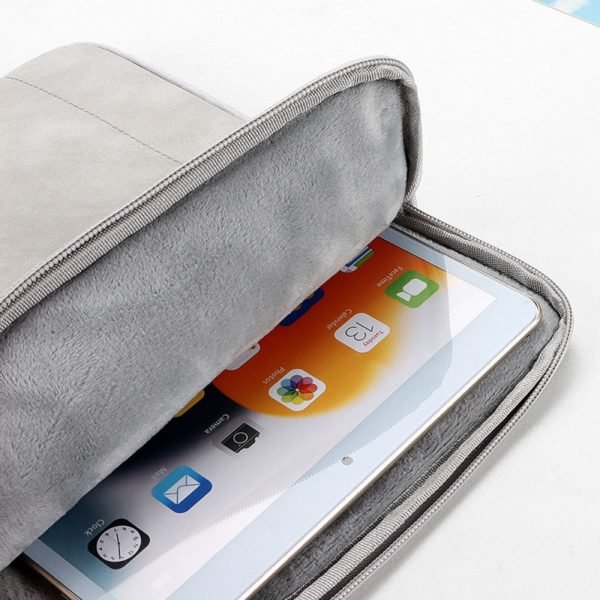 light grey ipad pouch inner