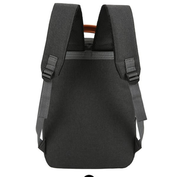 black 3in1 computer backpack back