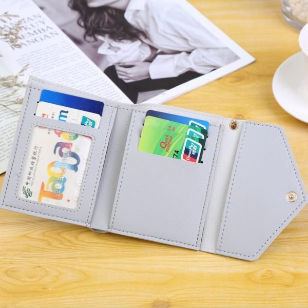 grey tassel wallet