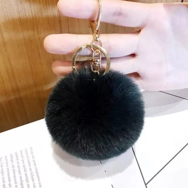 Pom pom key rings | Bag Backpack Ornament - Image 5