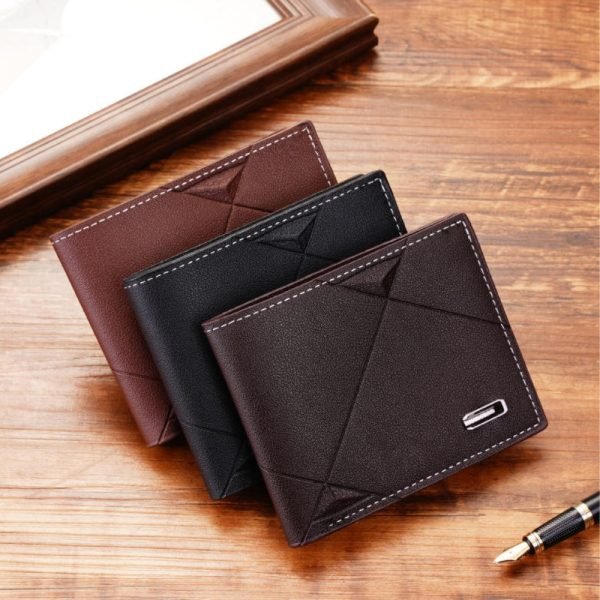 brown and black men wallet