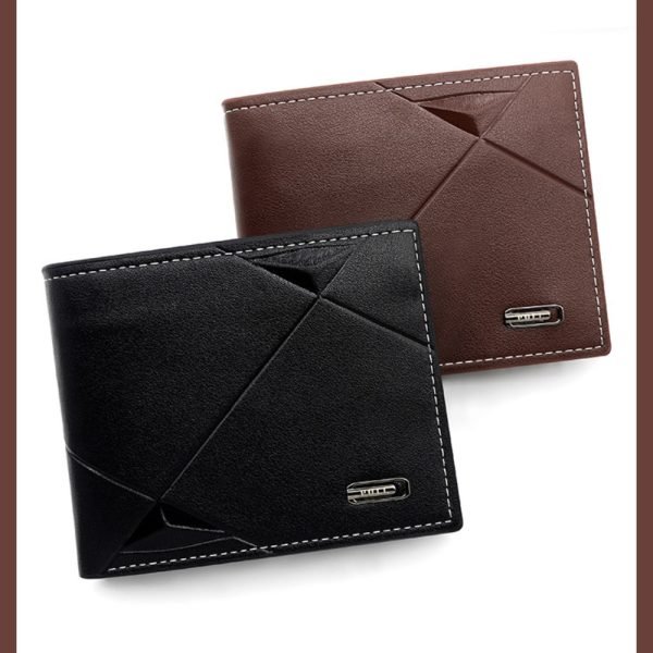 brown and black men wallet