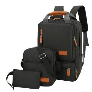 black 3in1 computer backpack
