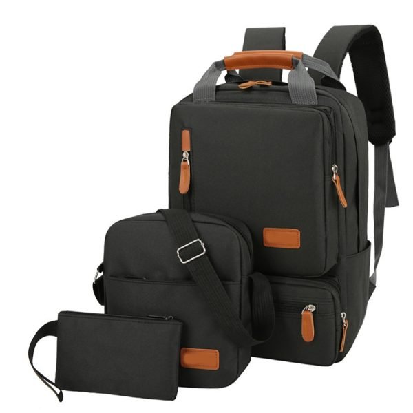 black 3in1 computer backpack