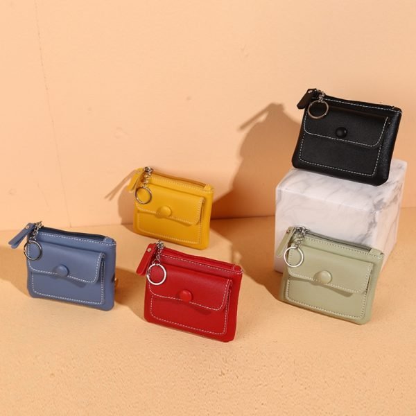 blue,red, teal,yellow and black cute coin purse