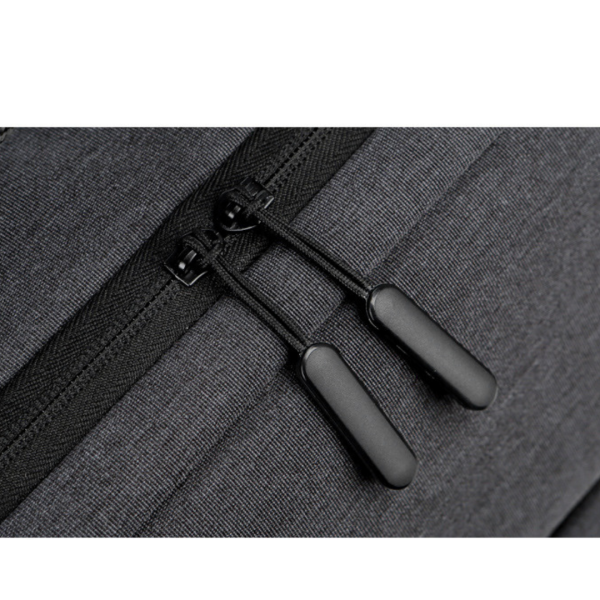 grey expandable backpack bottom