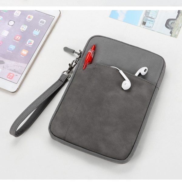 dark grey ipad pouch