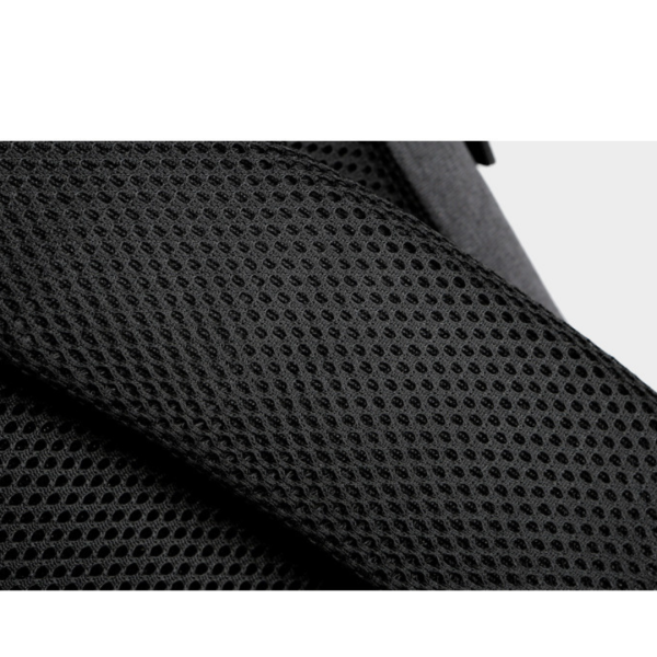 Black expandable backpack