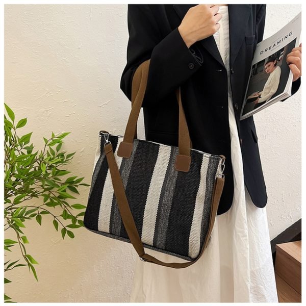 black large capacity tote bag