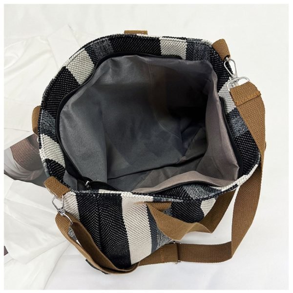 black large capacity tote bag inner