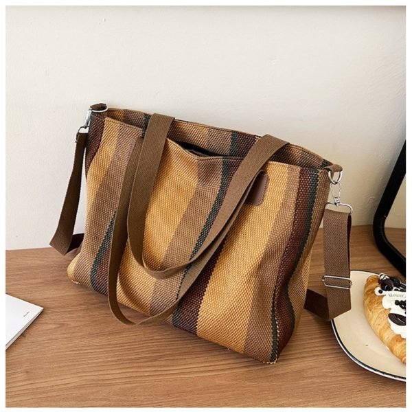 brown tote bag