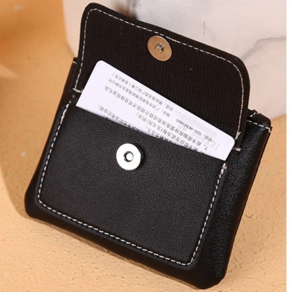 black cute coin purse inner