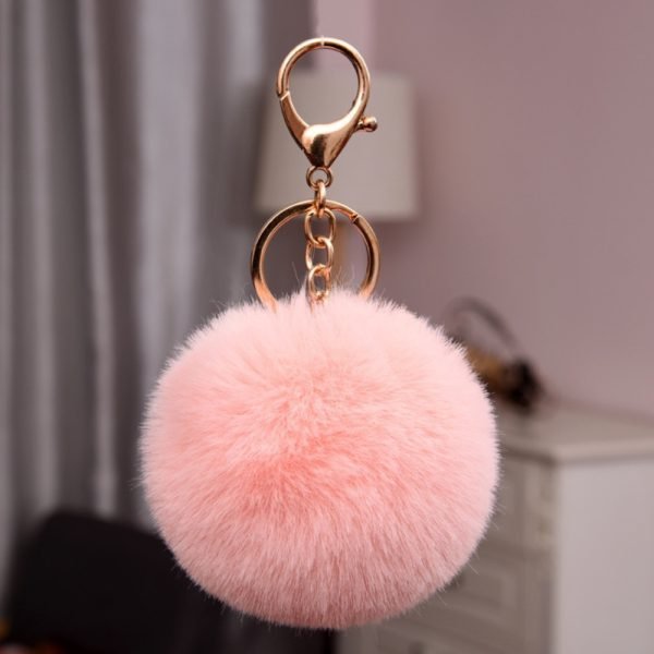 Pom pom key rings | Bag Backpack Ornament - Image 9