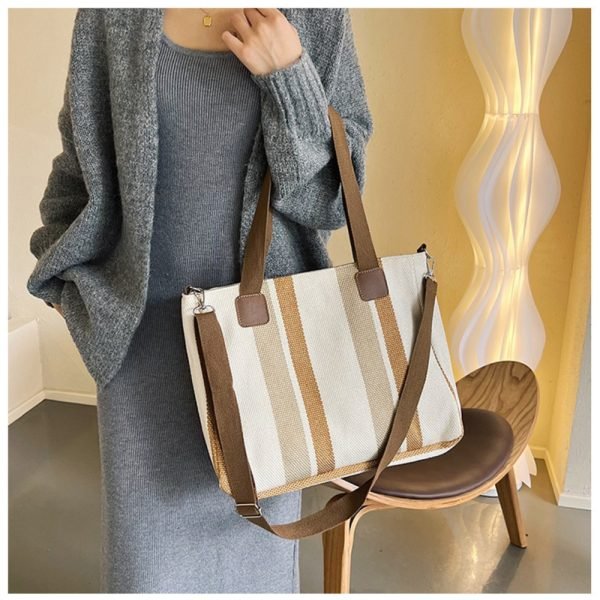 white large capacity tote bag