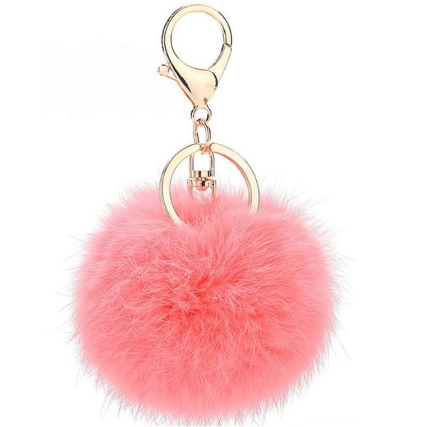 Pom pom key rings | Bag Backpack Ornament - Image 11