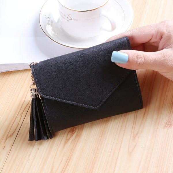 black tassel wallet