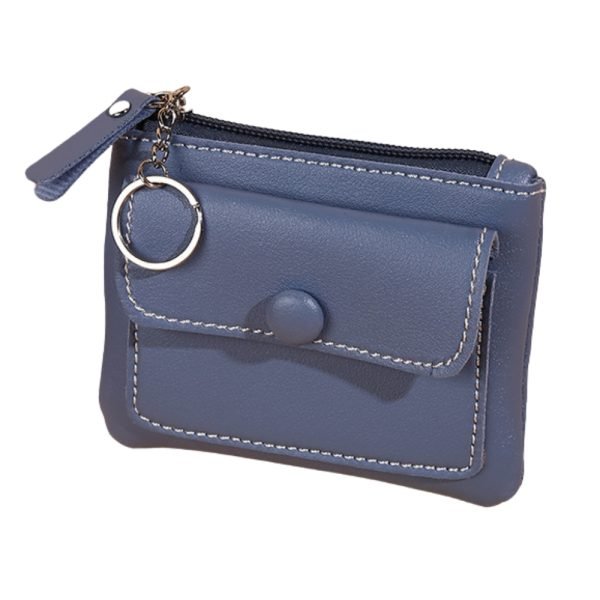 blue cute coin purse